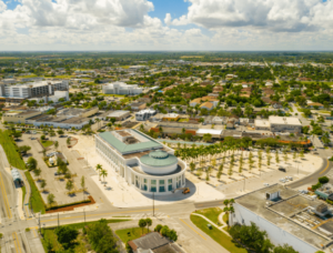 Home insurance sign in Homestead, FL